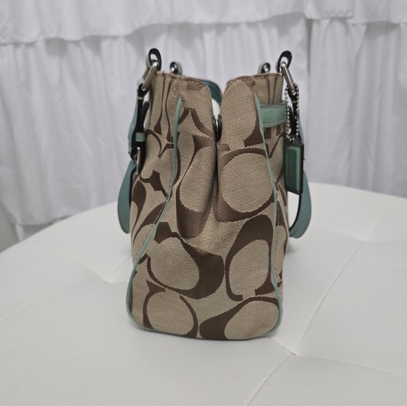 Coach Signature Purse - Picture 2 of 12